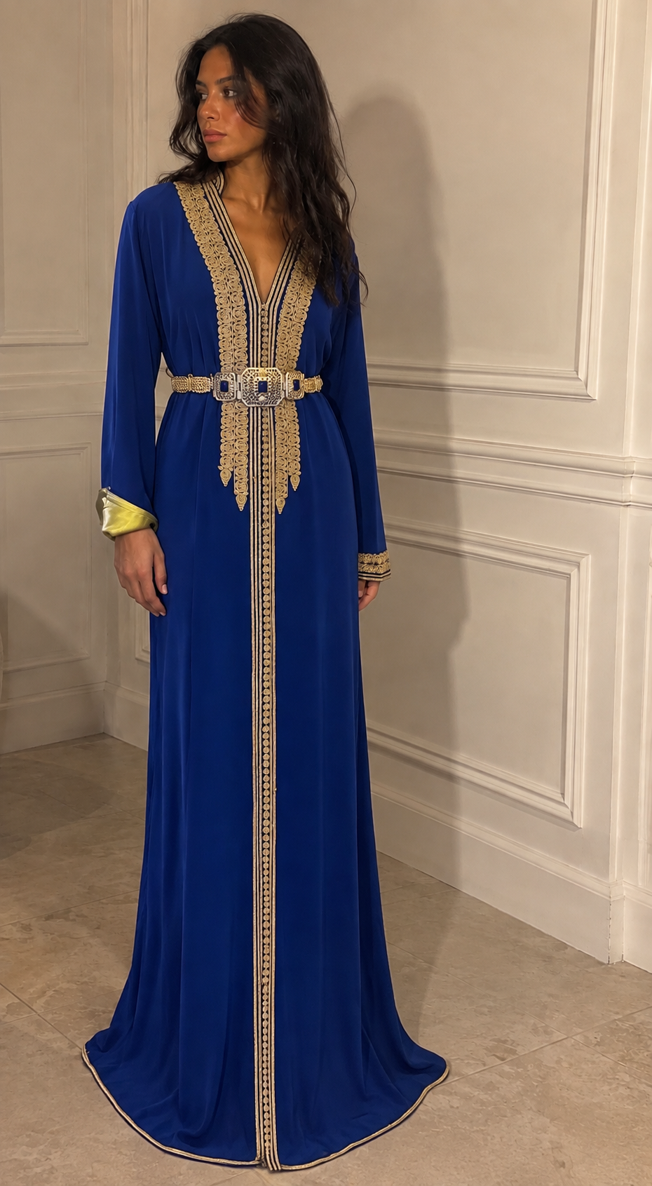 Caftan bleu